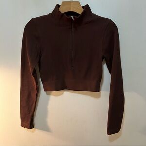 NWT HALARA | Brown Athletic Top | Size Medium